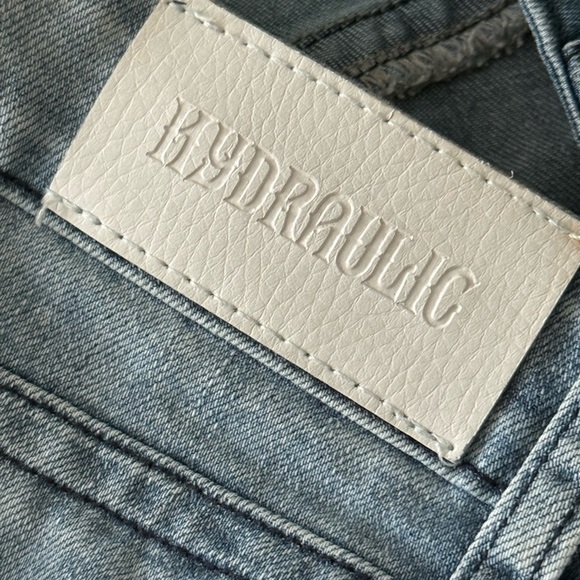 Hydraulic Soho High Rise Denim Skirt Vintage Southwestern Y2K size 10 - Picture 15 of 15